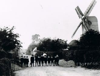 The Rectory boys in The Street